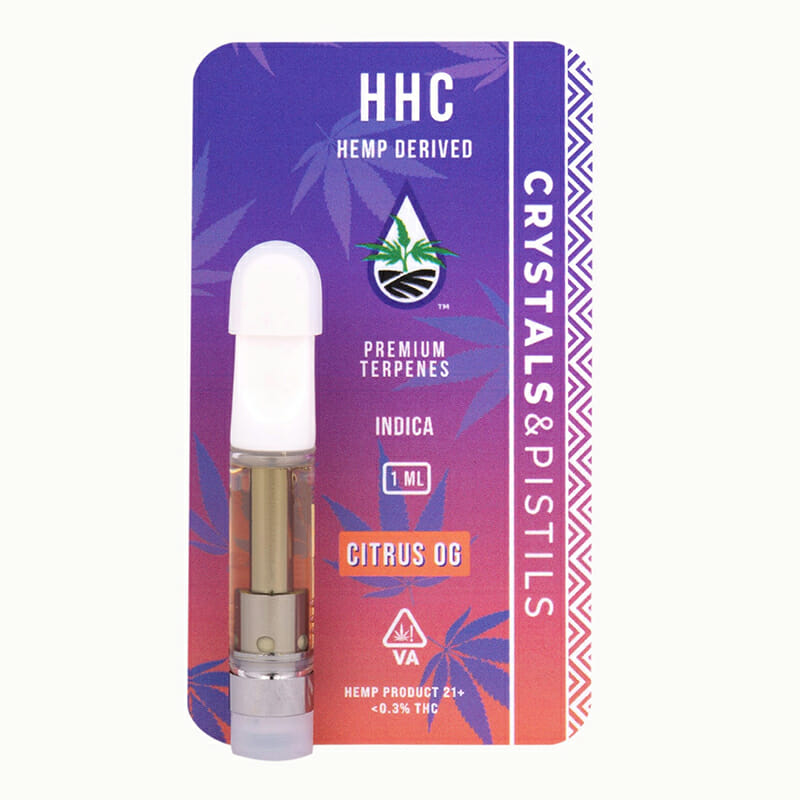 HHC Vape Cartridge - Crystals and Pistils